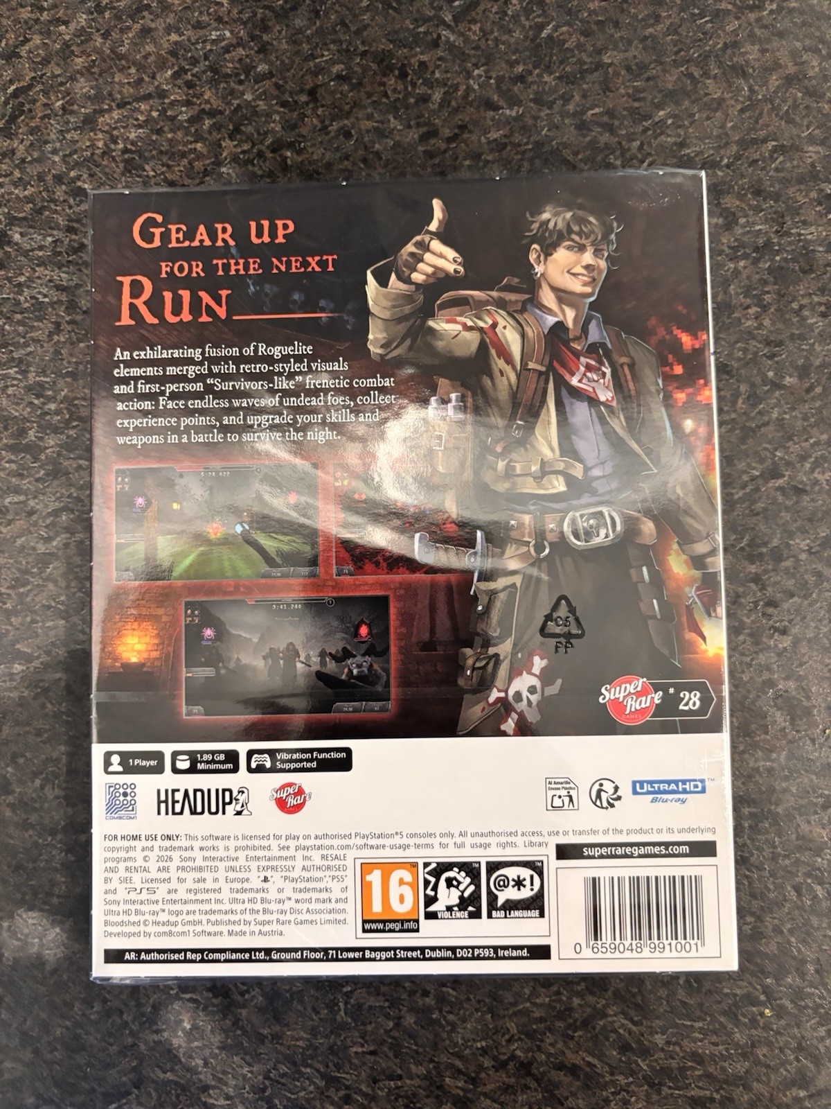 SEALED Bloodshed (PS5) – Super Rare Games #28 – Brand NEW BOX SHIP