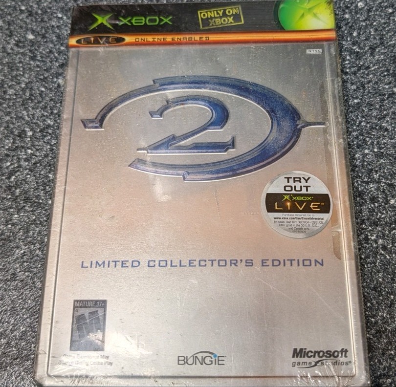 Halo 2 Limited Collector’s Edition Steelbook Sealed For Xbox No rust