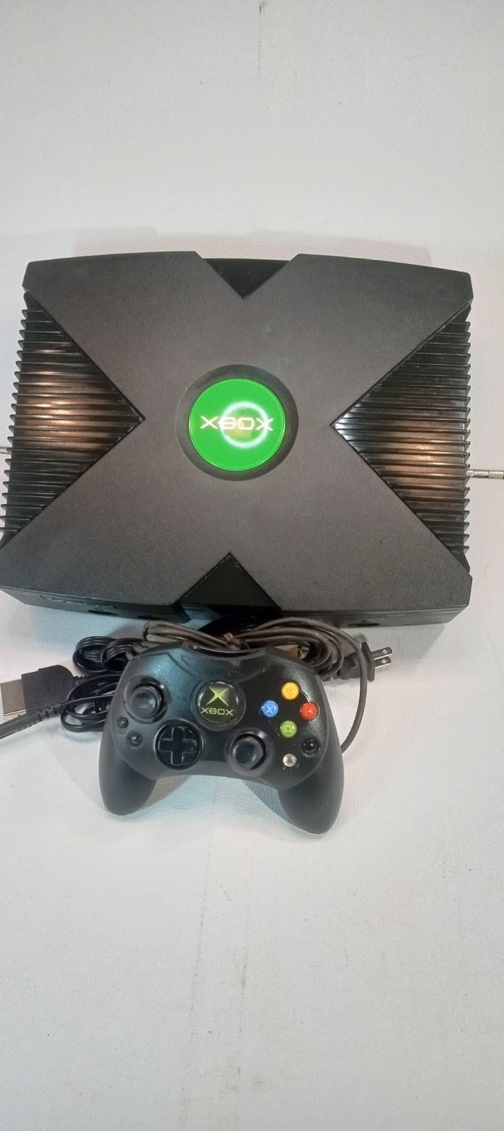 Microsoft Xbox Launch Edition 8GB Home Console – Black og tested working