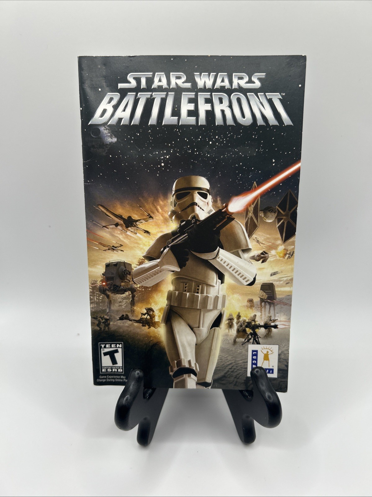 Star Wars: Battlefront (Sony PlayStation 2, 2004) Complete W/ Reg Card Tested