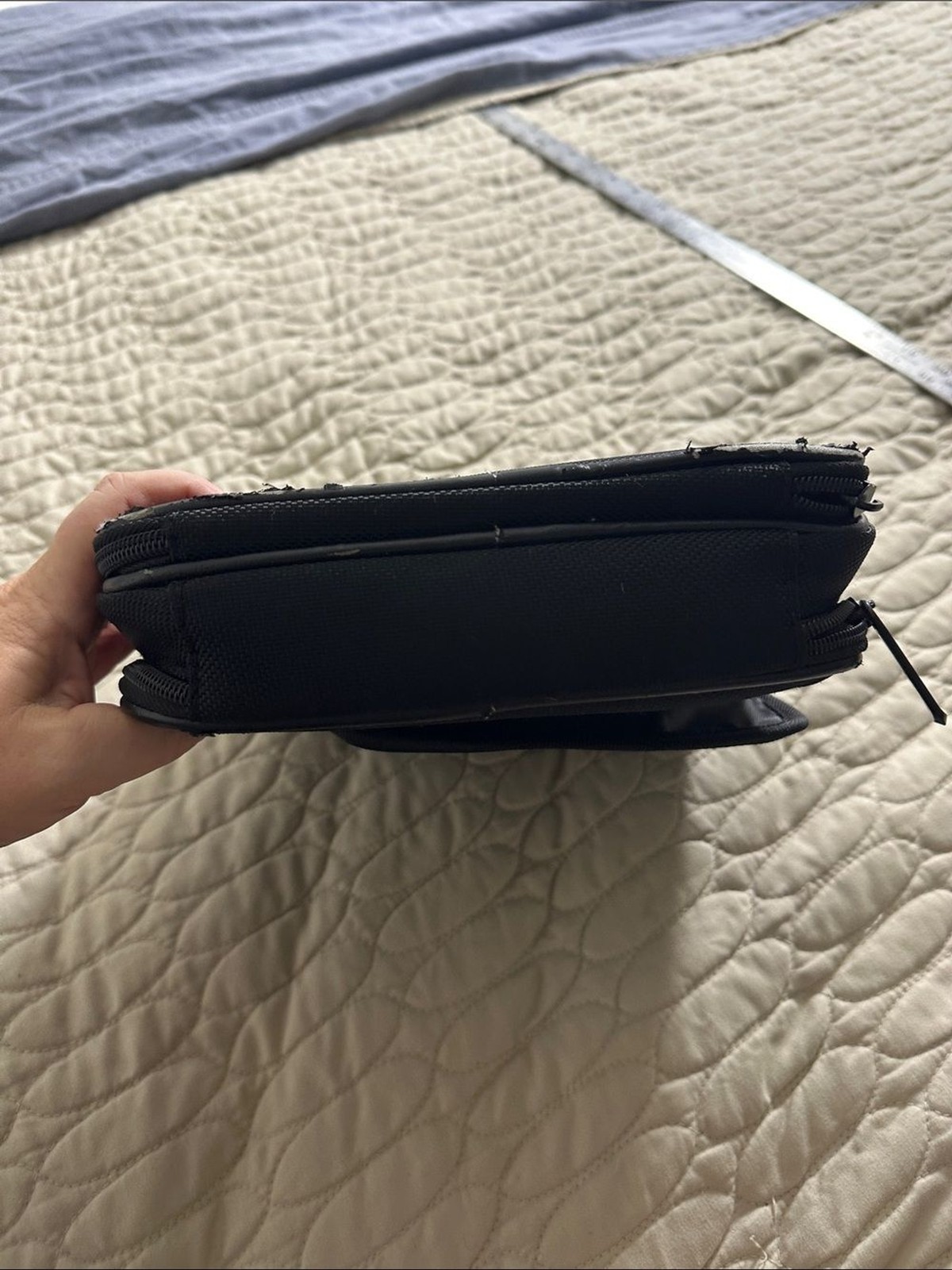 Nintendo Black 3DS Travel Elite Transporter Case with Handle No Strap Padded