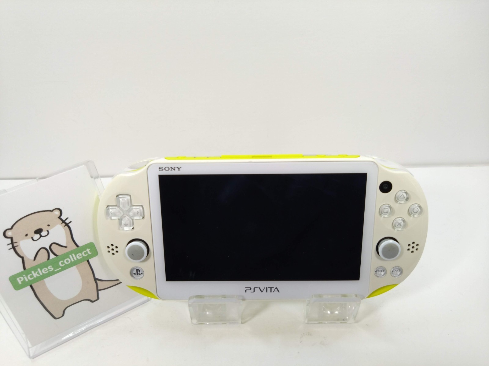 PS Vita 2000 Lime Green White PCH 2000 ZA13 Console only PSV Tested Sony 0611A