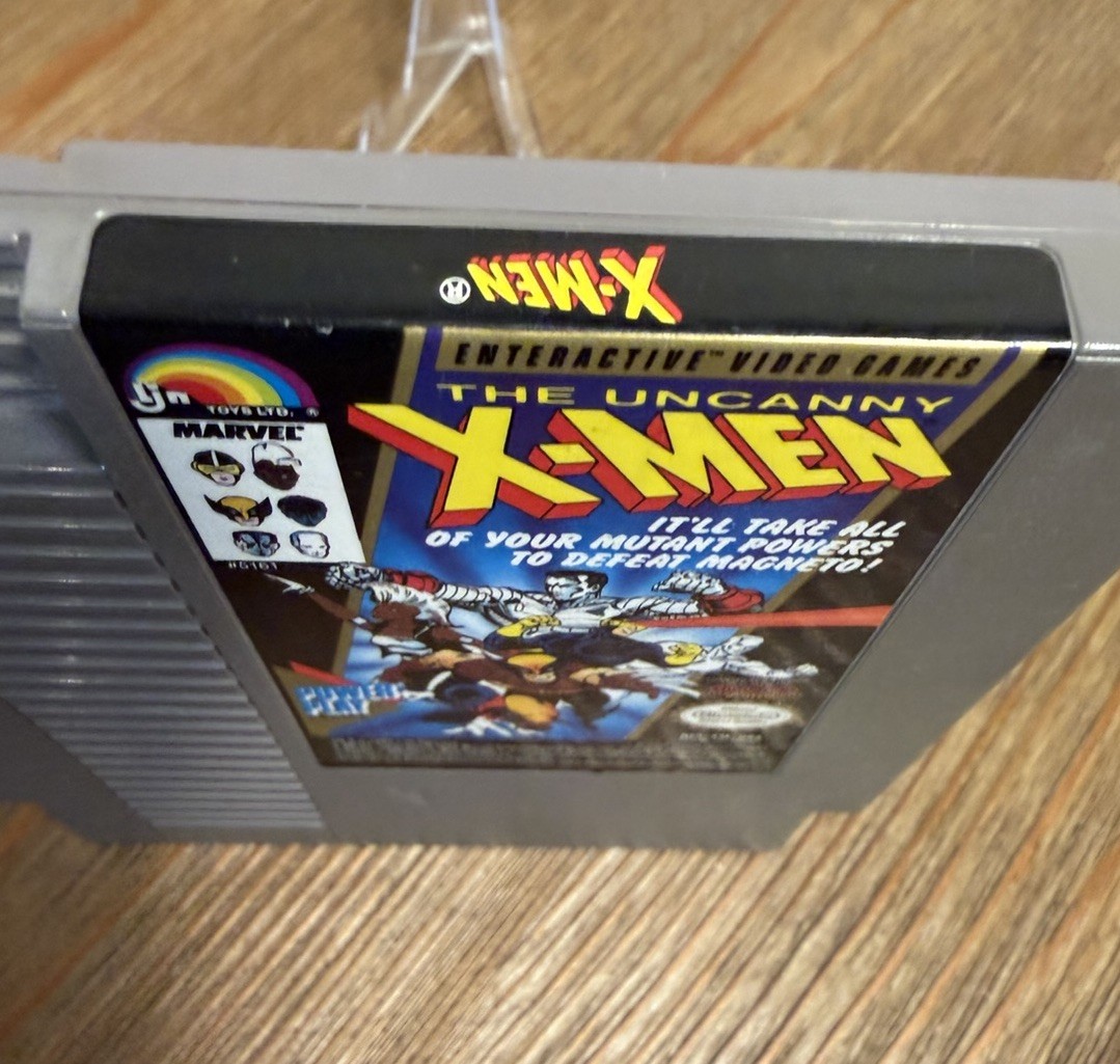 The Uncanny X-Men Nintendo NES Game Cartridge Tested Working Cleaned Authentic