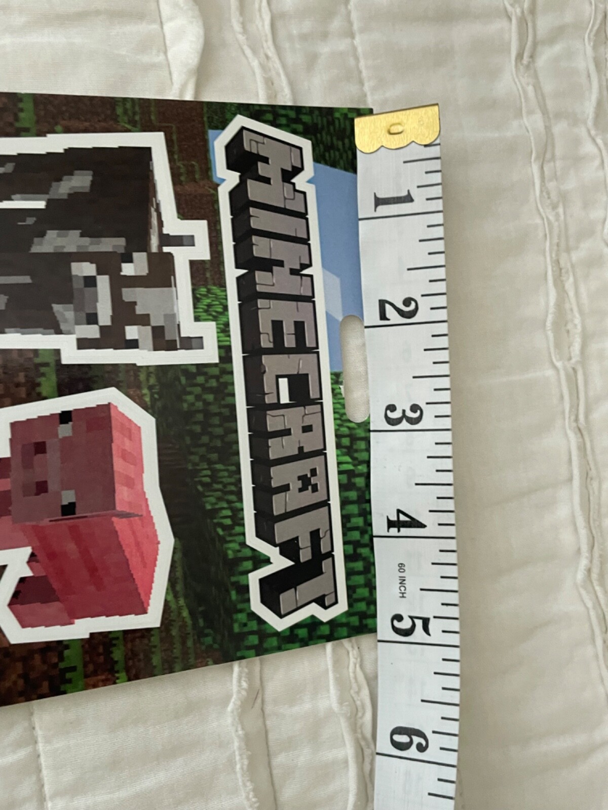 NEW JINX Minecraft Logo Sticker Decal 5 pc set 1 sheet PIG COW MOJANG skateboard