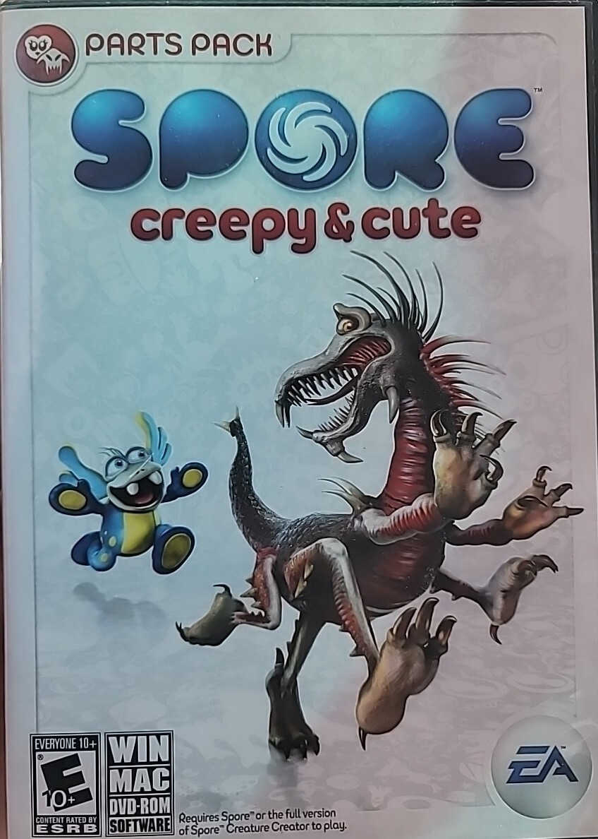 Spore Creature Creator And Creepy & Cute Windows/Mac Games 2 Game Bundle