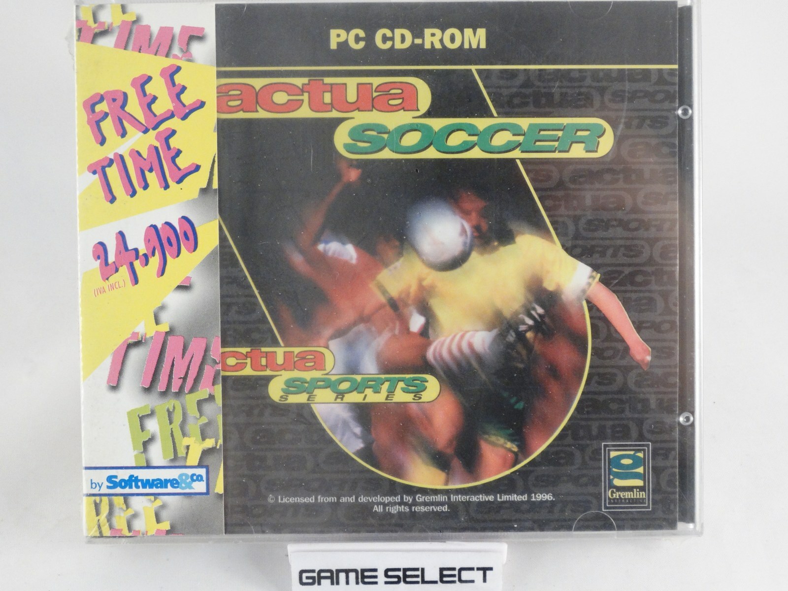 Actua Soccer 1 Football PC Computer CD-ROM Original New Sealed