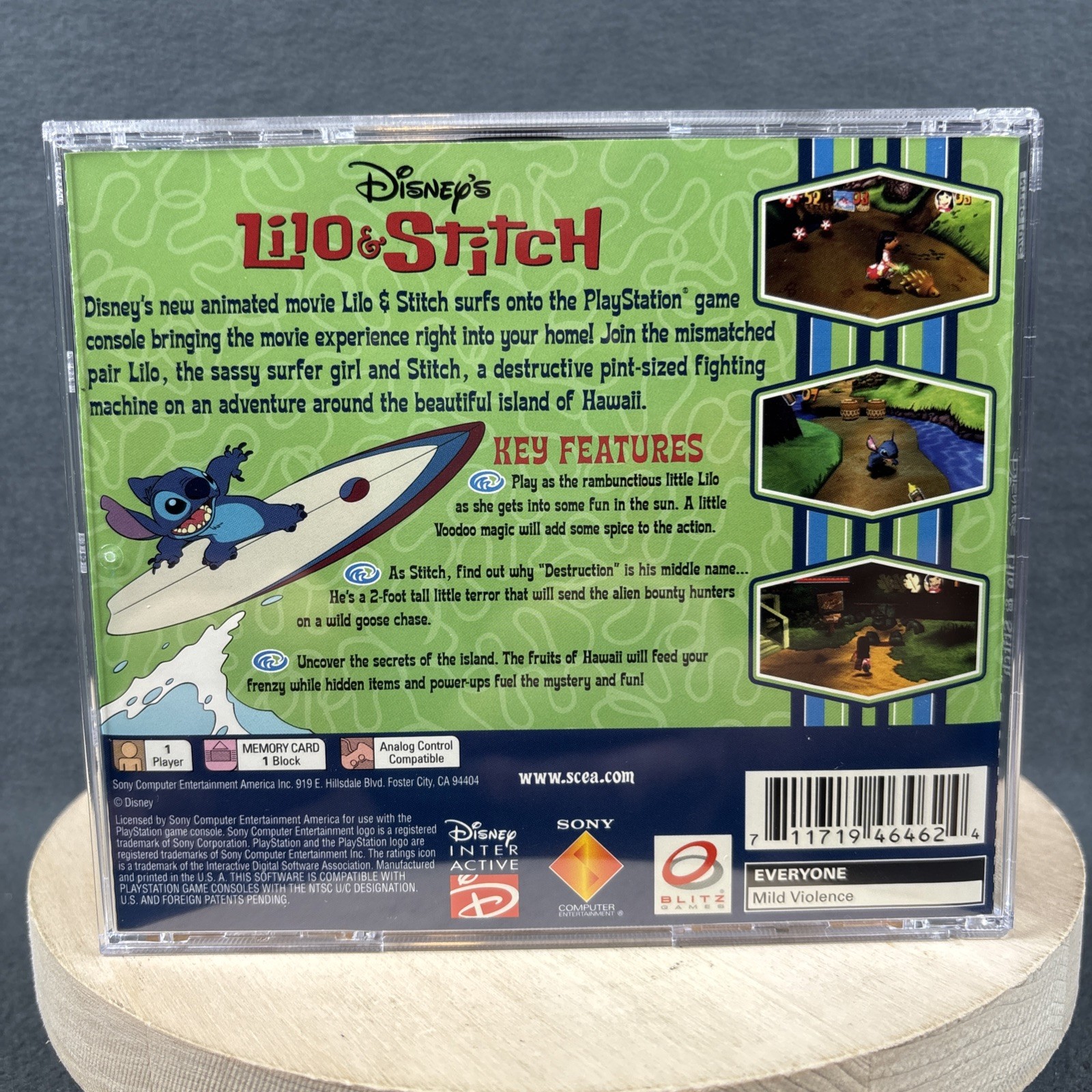 PlayStation 1 – Lilo & Stitch – Complete – Refurbished, Excellent