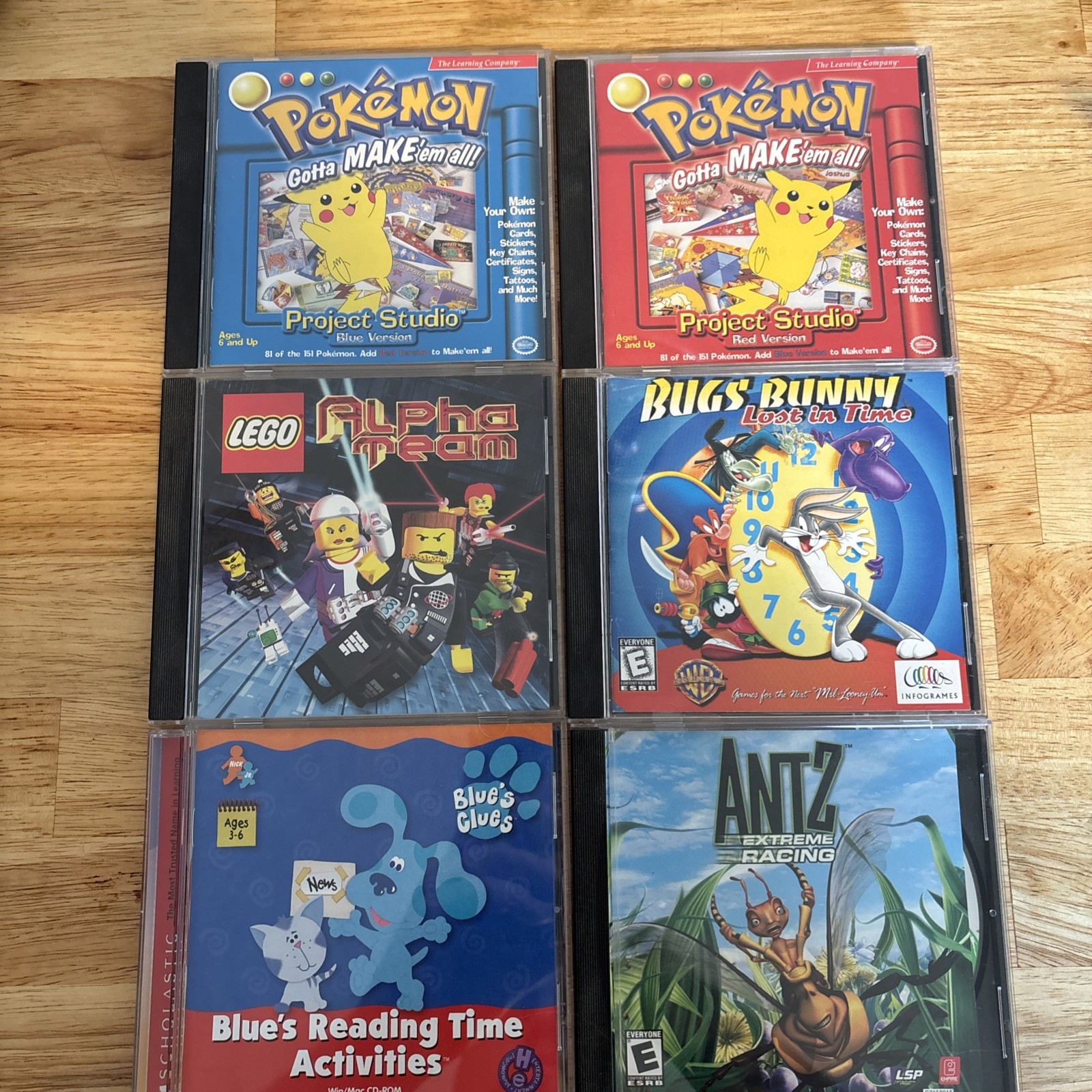 Bugs Bunny Lost In Time PC CD ROM 1999 Infogrames Warner Bros and 5 other games!