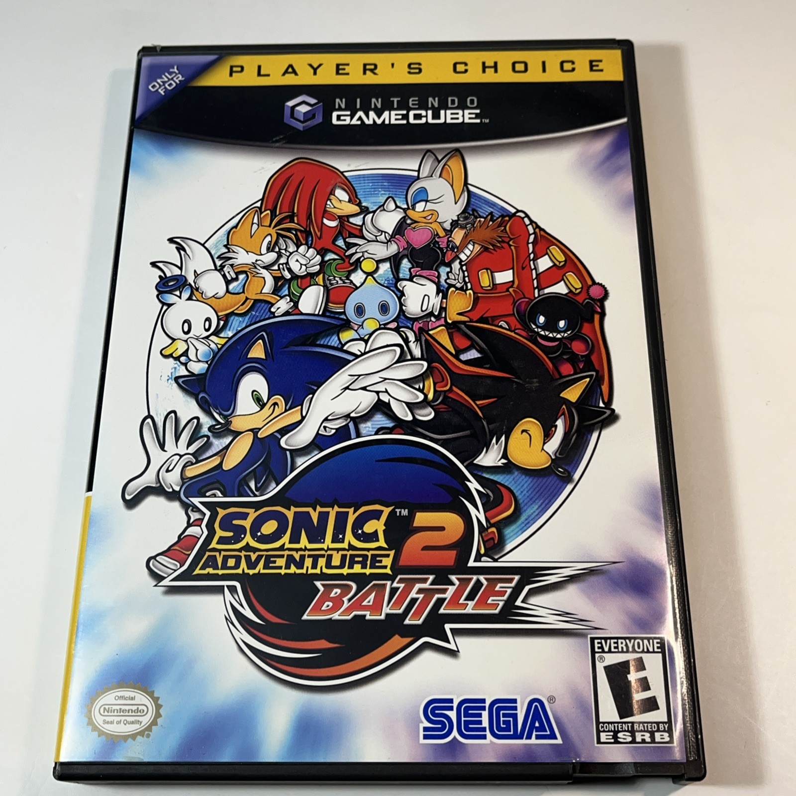 Sonic Adventure 2 Battle (Nintendo GameCube, 2004) CIB Complete w Manual