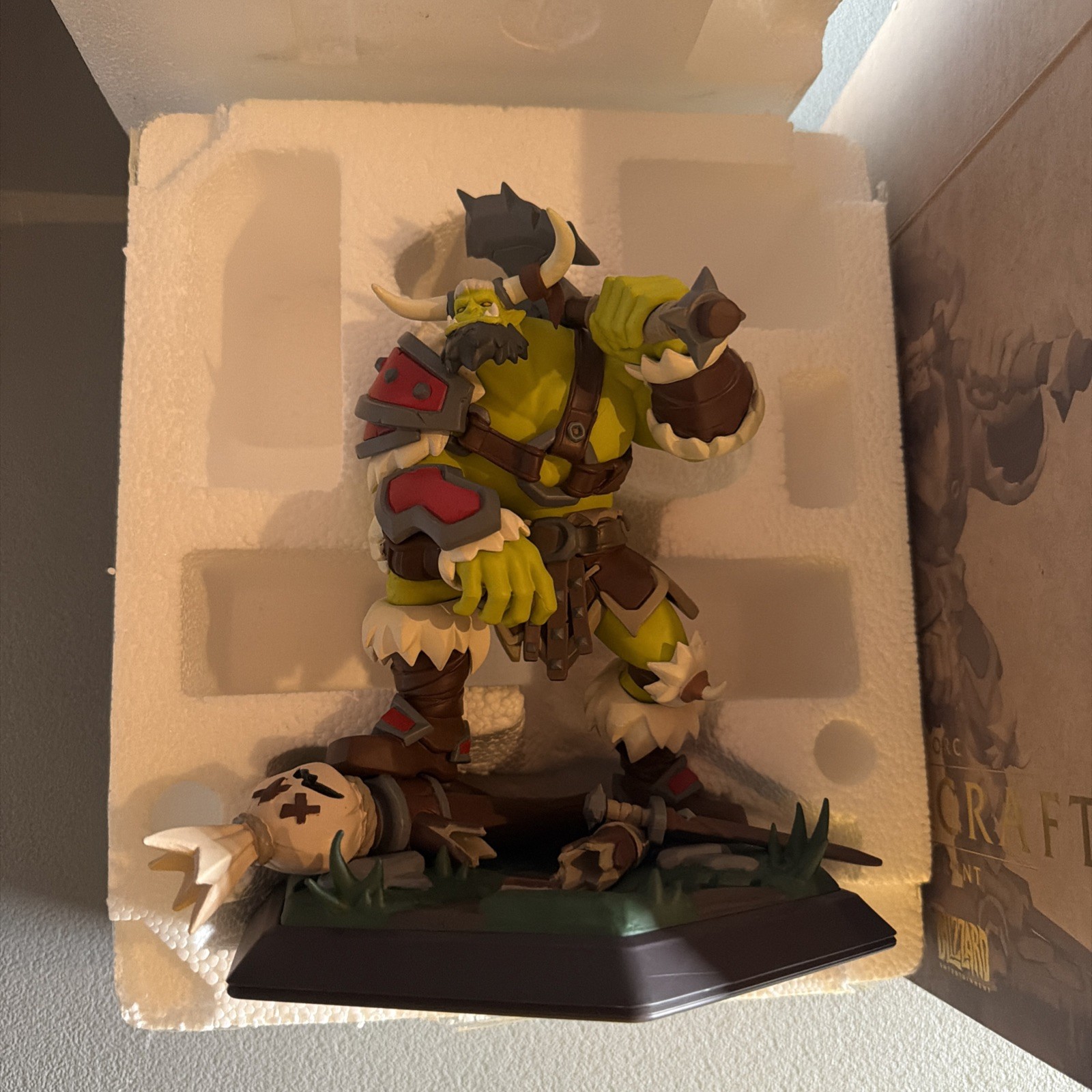 Warcraft Legends: Orc Grunt Statue BlizzCon 2019 Commemorative W25 Blizzard NOB