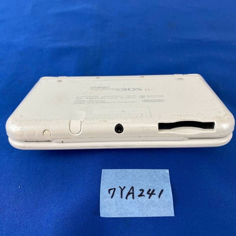 ◇ワYA241 Nintendo new Nintendo 3DS XL LL Pearl White Dual IPS Tested Work Japan