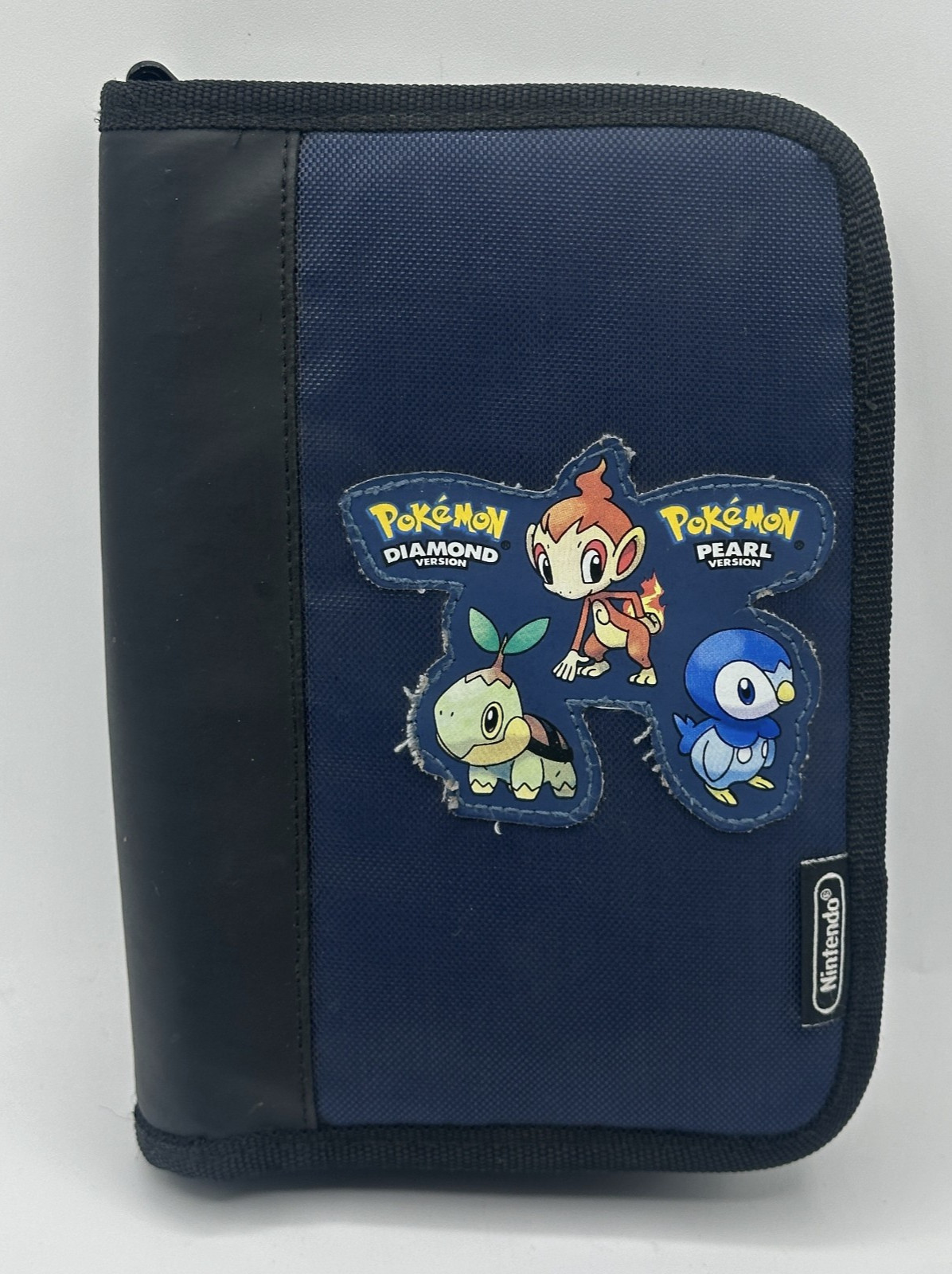 Pokemon Diamond And Pokemon Pearl Genuine Nintendo DS Case Blue Canvas