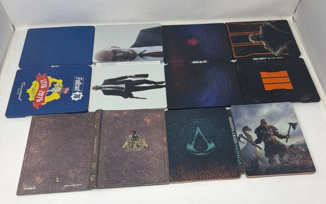 PlayStation 4 SteelBook Lot *No Games Cases Only*