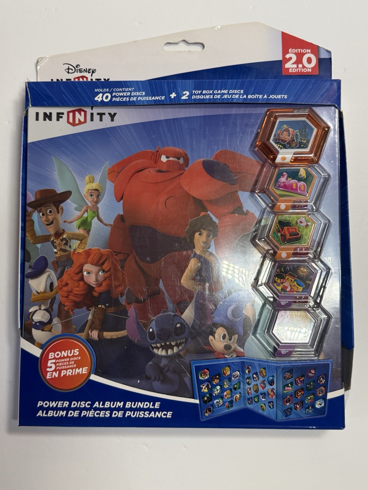Disney Infinity Power Disc Album Bundle With 5 Bonus Disc – New With Shelf Wear