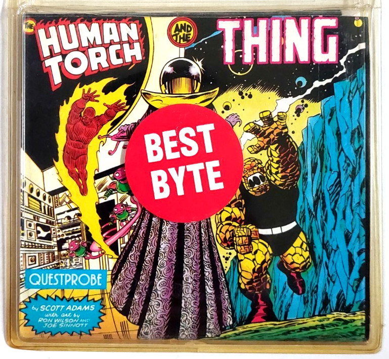 Human Torch & The Thing Commodore 64/128 1985 SEALED! Floppy Scott Adams Rare