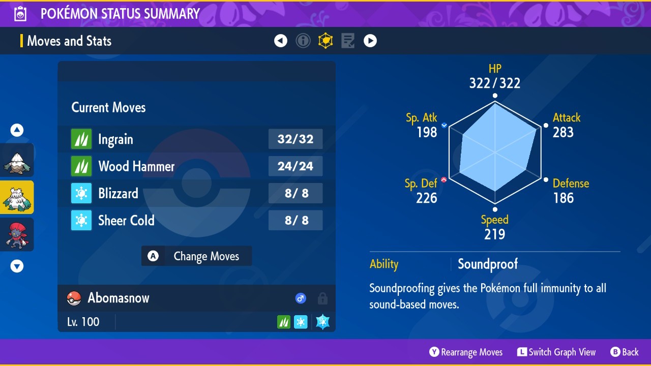 Pokemon Scarlet and Violet PSV – Shiny 6IV Abomasnow
