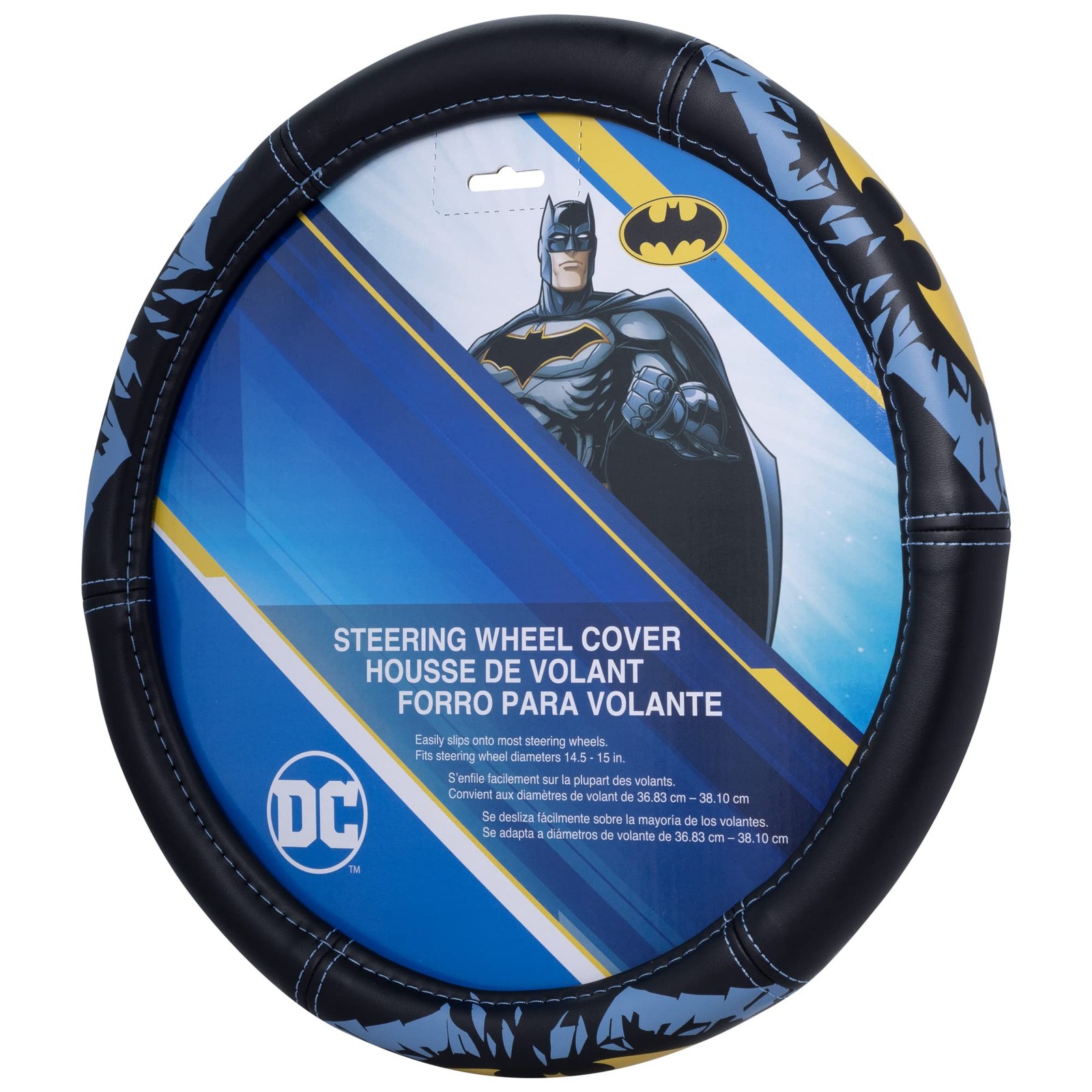Plasticolor 006784R01 DC Comics Batman Shattered Design Speed Grip Steering
