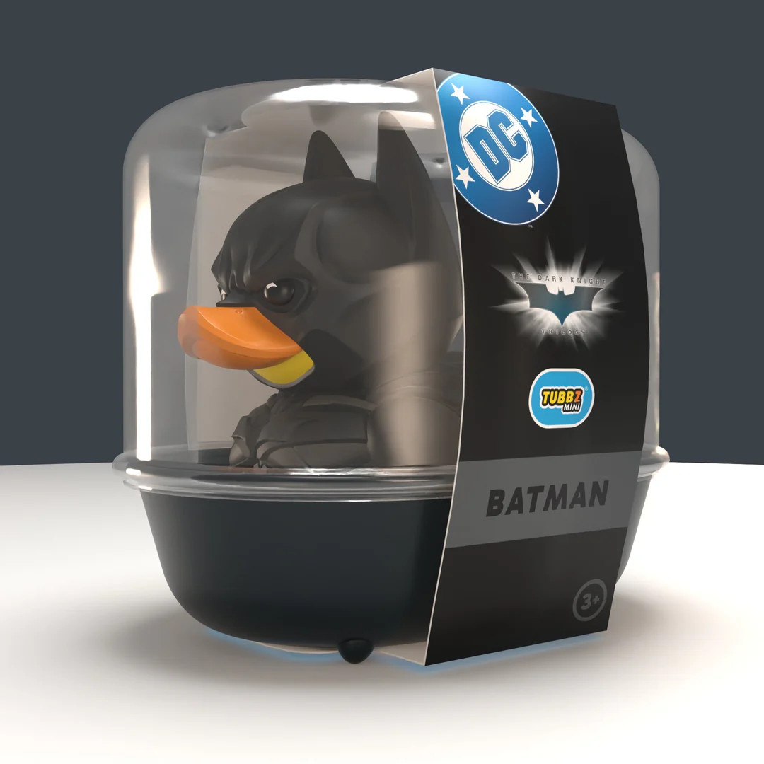 TUBBZ BATHTUB 1ST Edition MINI DC Comics Batman DARK KNIGHT DUCK FIGURE jeep