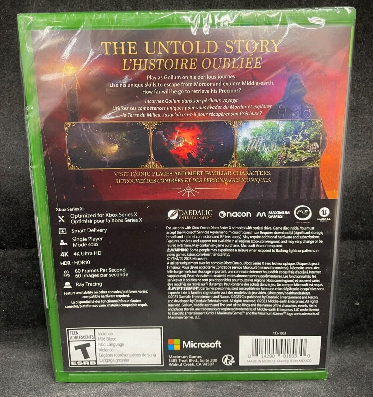 The Lord of the Rings: Gollum (Xbox Series X / Xbox One) BRAND NEW