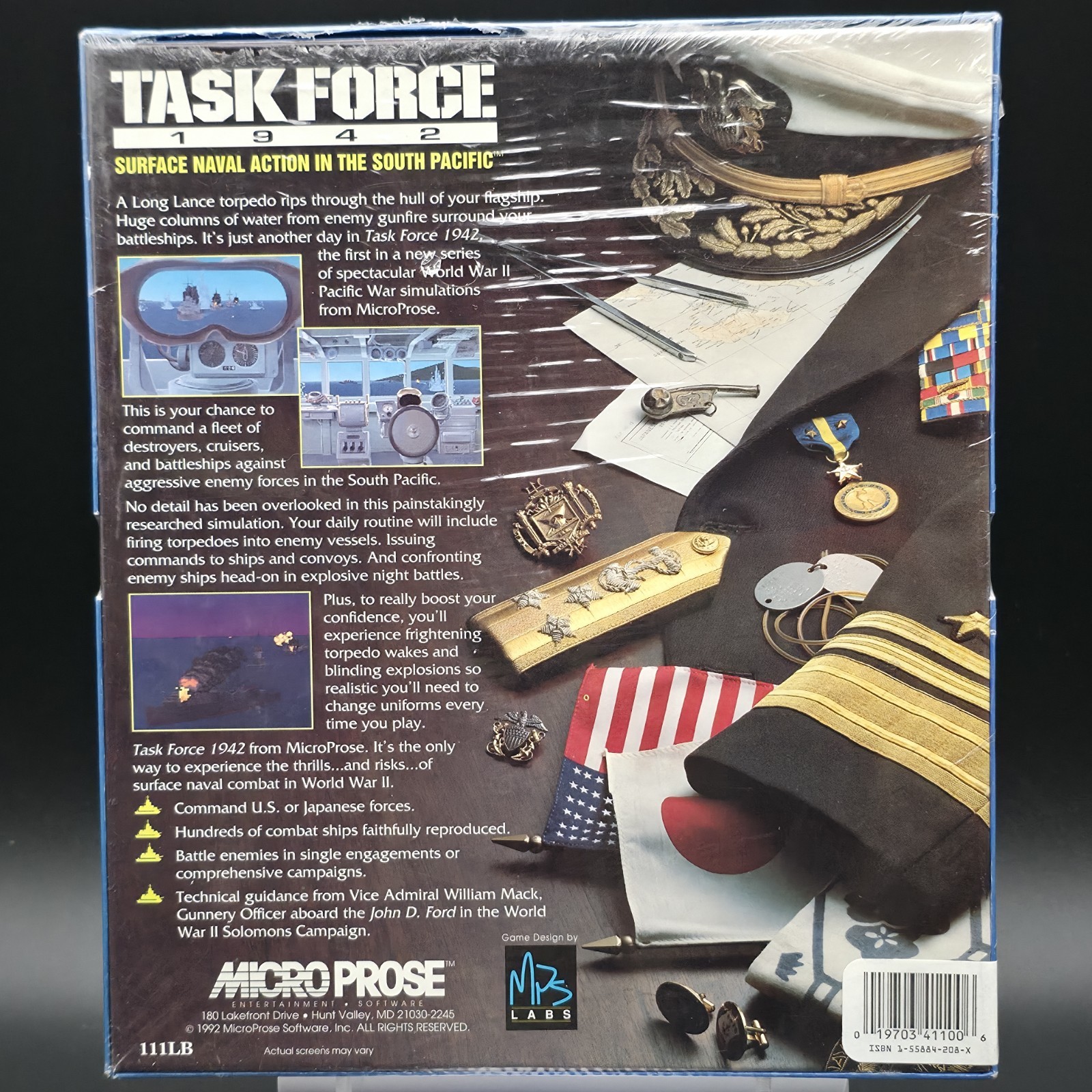 Taskforce 1942: Surface Naval Action, 1992, Big Box, New & Sealed