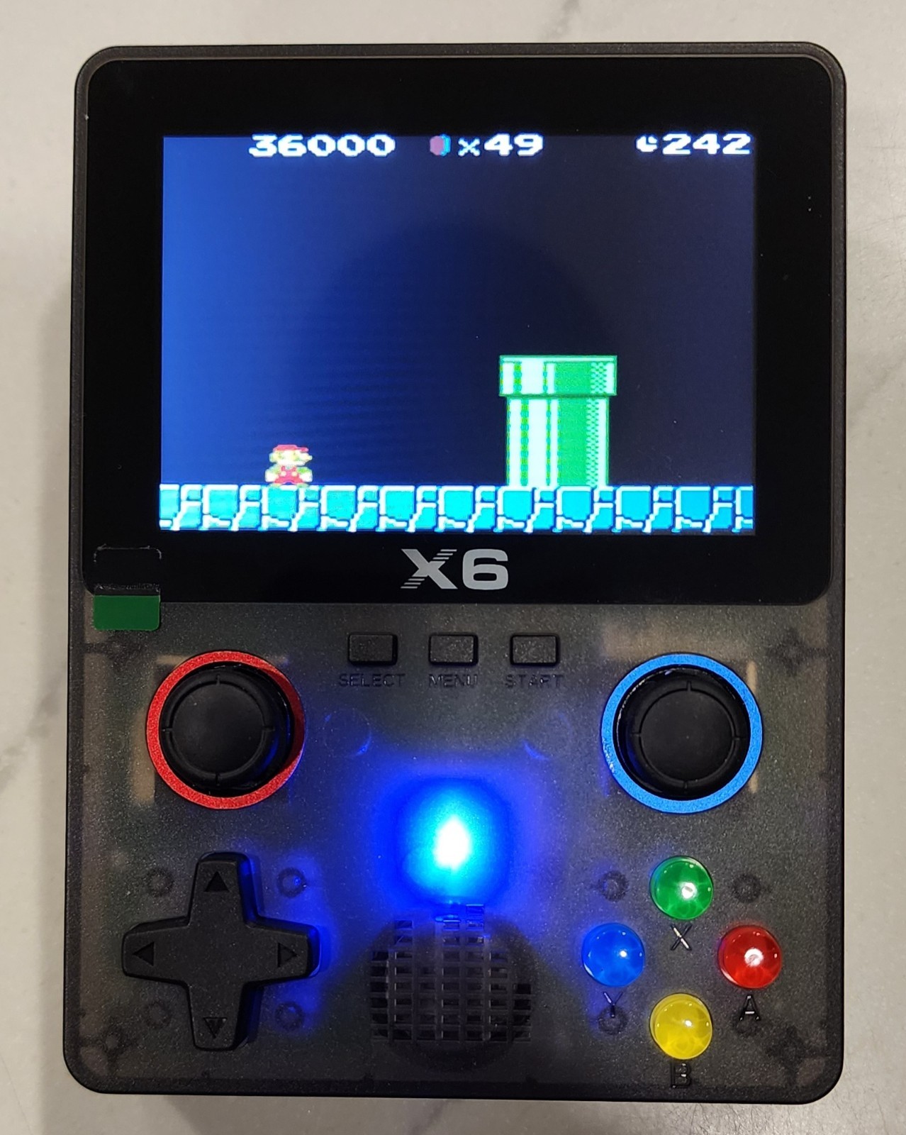 Retro Handheld Game Console-Model X6-Dual Joystick-640 Res & 480 Pix-3.5″ screen