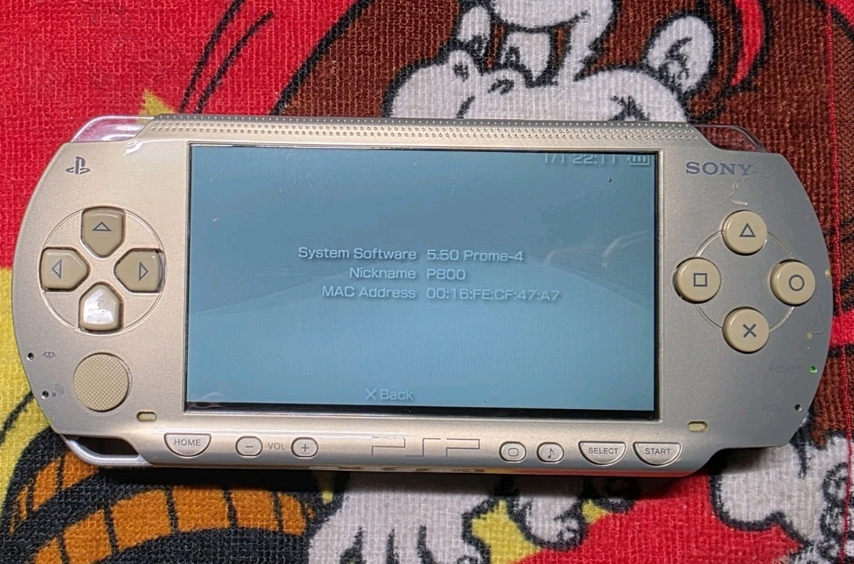 Sony PSP 1000 Launch Edition Gold Champagne Handheld System