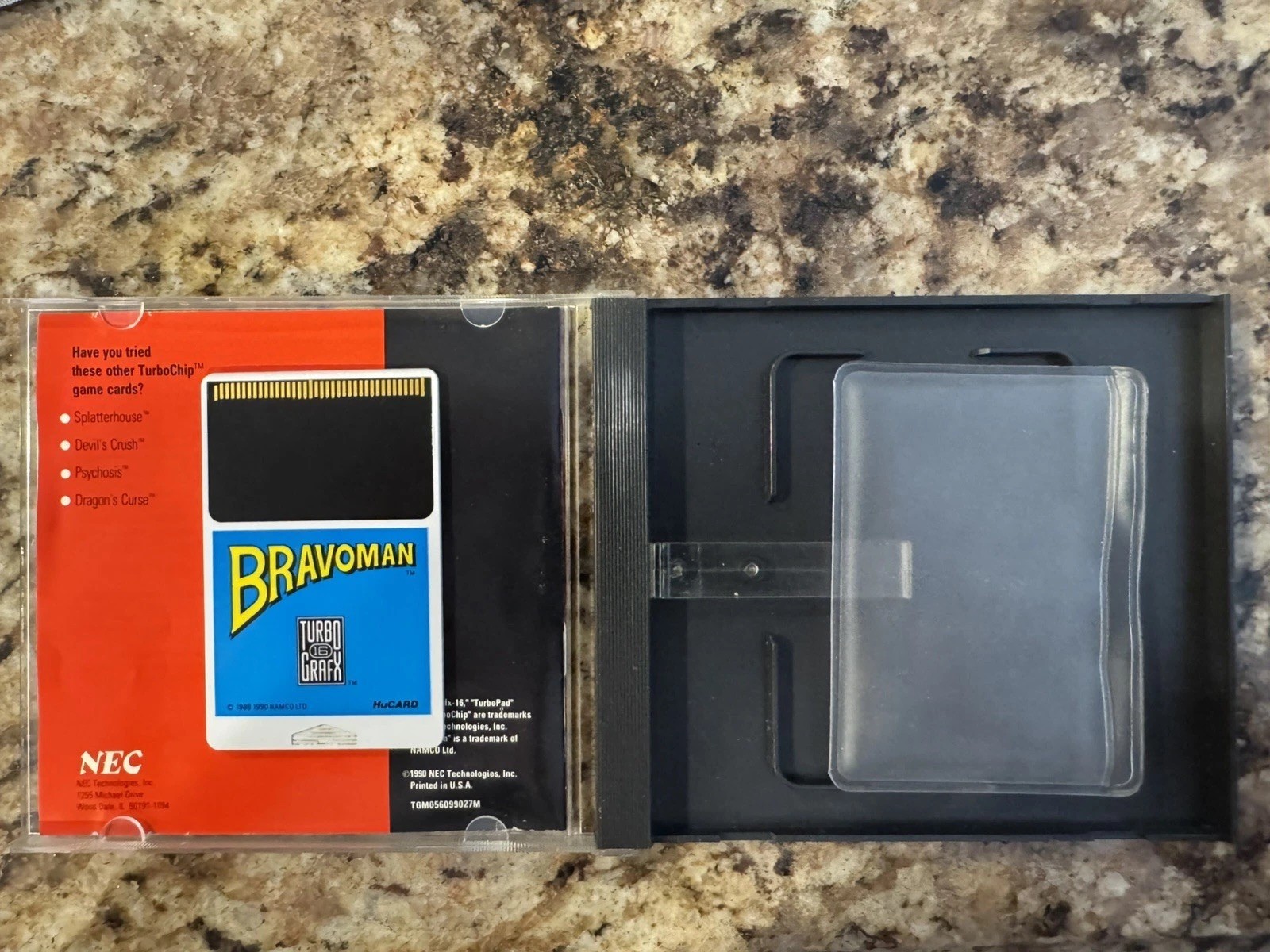 TurboGrafx 16 TurboExpress with Box and Five Games READ DESCRIPTION