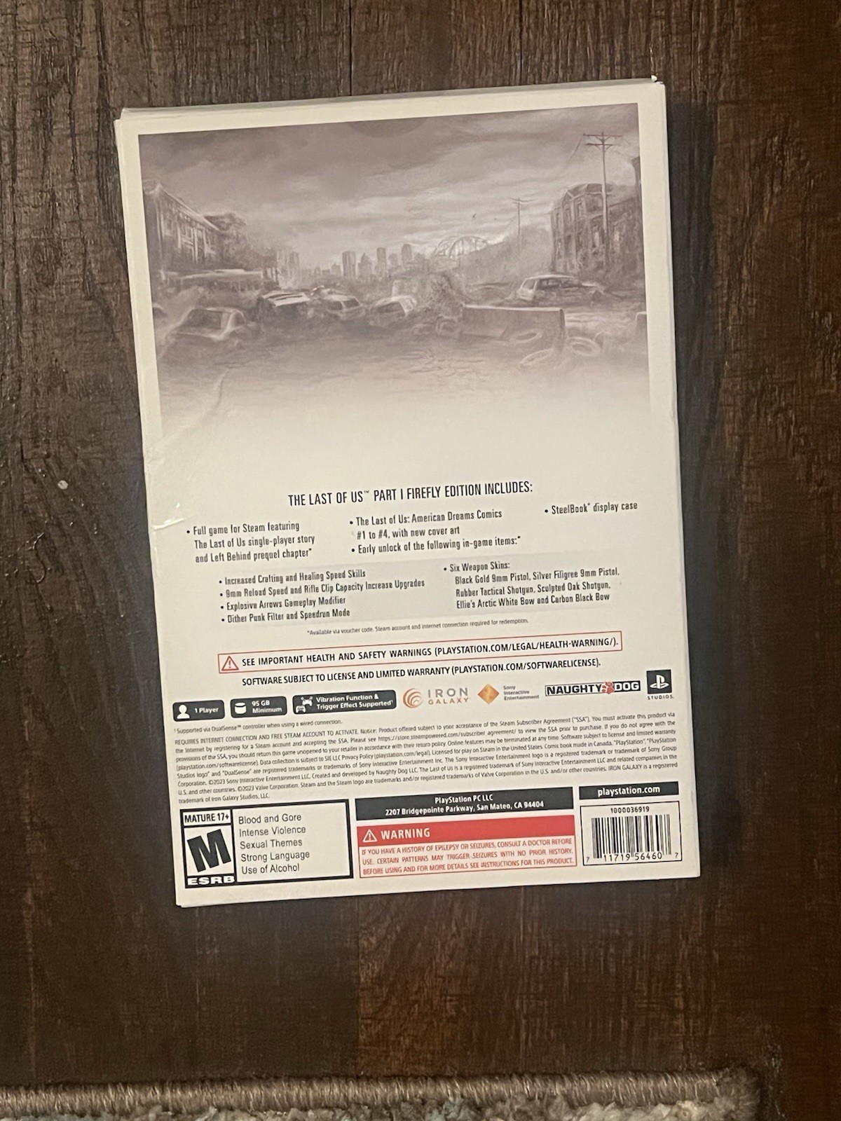 The Last of Us Part 1 FIREFLY Edition For PC Steam Brand New Sealed Comic Books