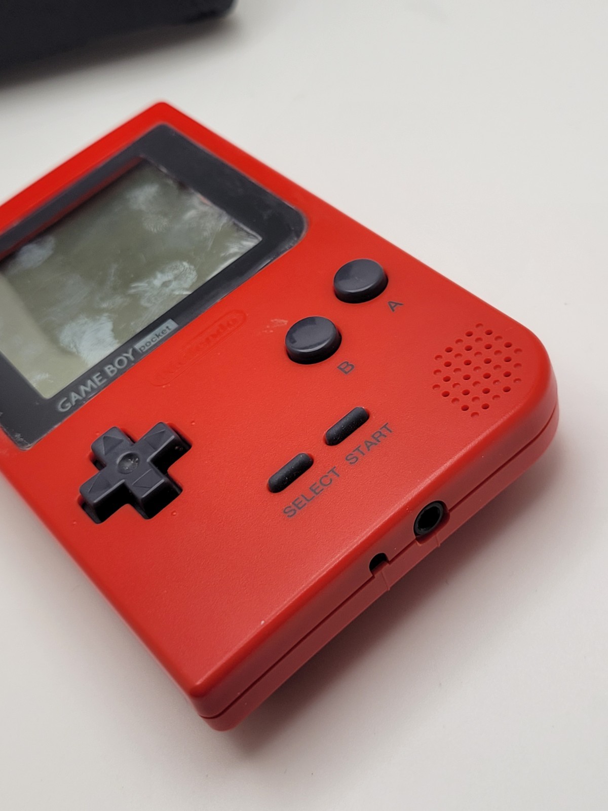 AS IS-Game Boy Pocket Console (MGB-001 / Red) GameBoy – With Case – Read