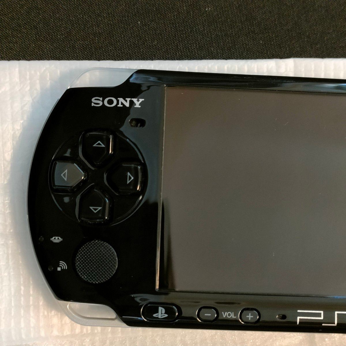 PSP-3000 Piano Black Handheld Console Missing Accessories, Slight Scratches