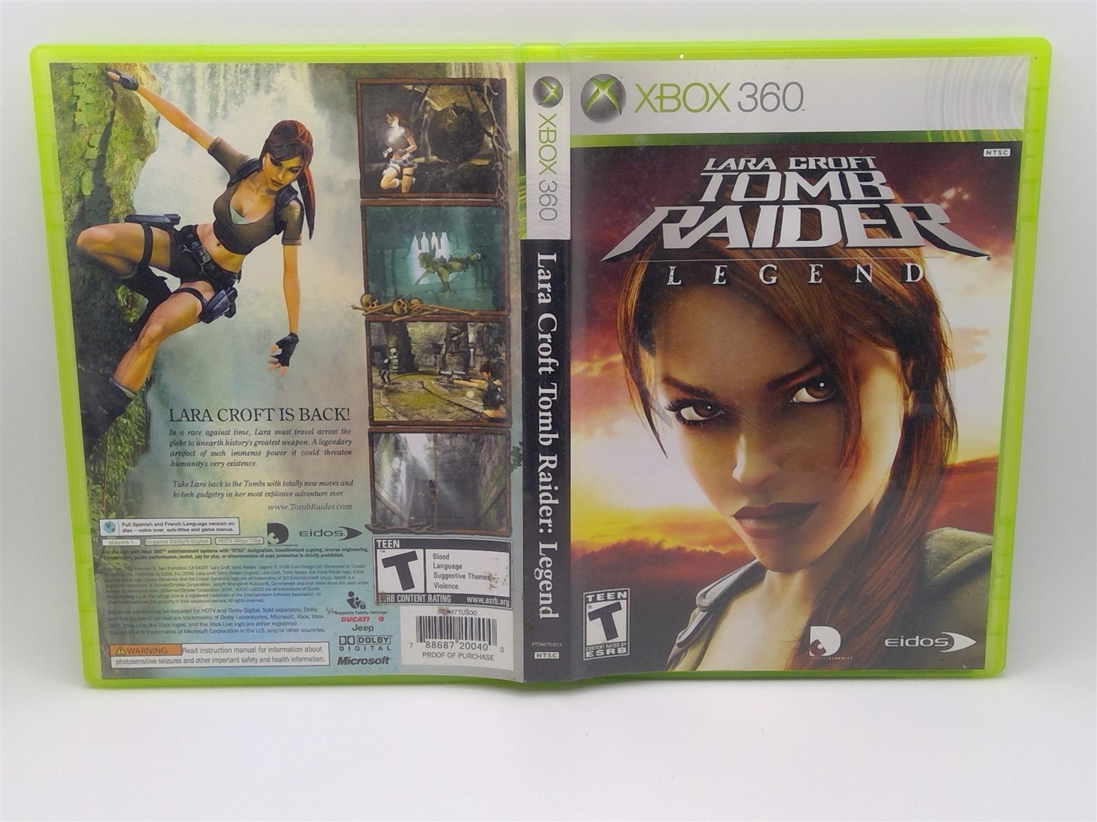 Lara Croft: Tomb Raider Legend (Xbox, 2006) Complete Tested Working – Free Ship