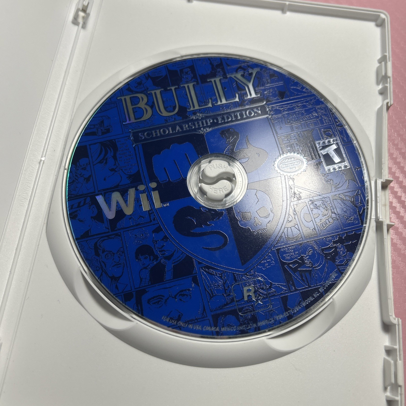Bully Scholarship Edition (Wii) CIB W Manual & Map Authentic Tested/Working
