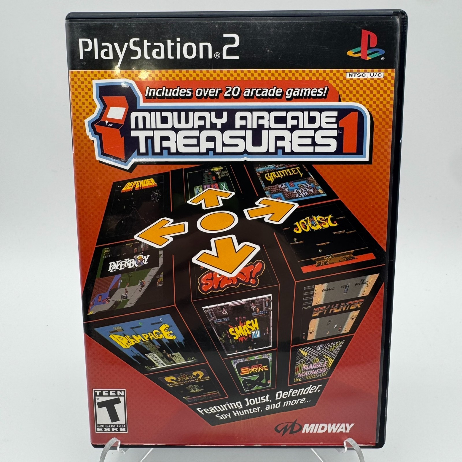 Midway Arcade Treasures 1 PS2 PlayStation 2 Complete CIB + Registration Card