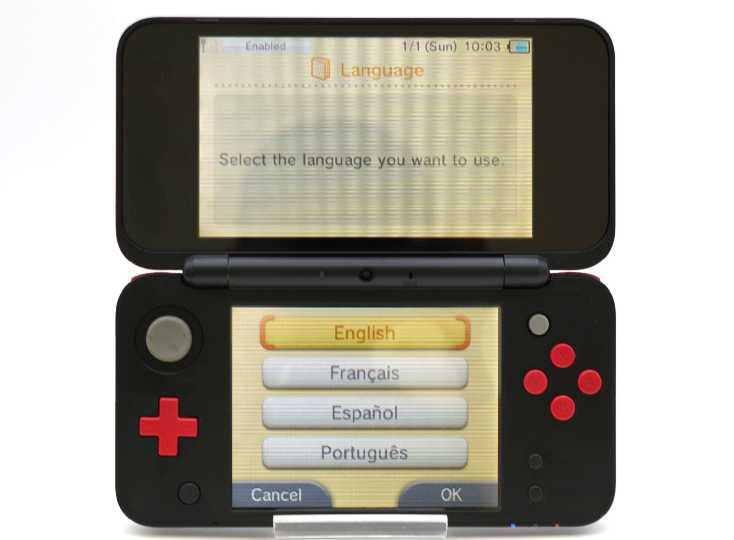 [US DUTY PAID] New Nintendo 2DS XL LL Mario Kart 7 Red Black Console JP ver #001