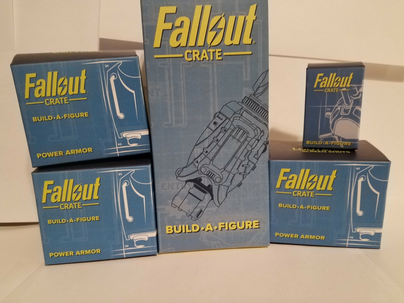 FALLOUT Loot Crate LIBERTY PRIME build-a-figures NIB Armor Dog Meat 2 6