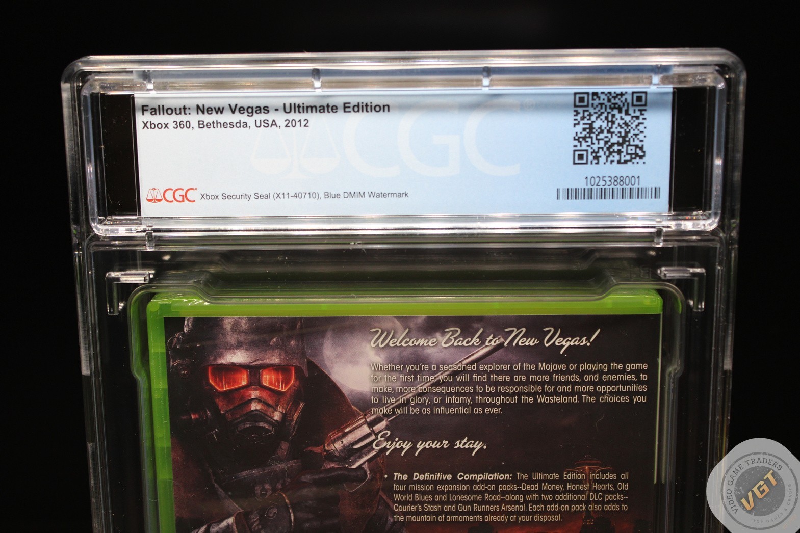 CGC 9.9 A++ – Fallout: New Vegas – Ultimate Edition 1ST PRINT Xbox 360 2012 NEW!