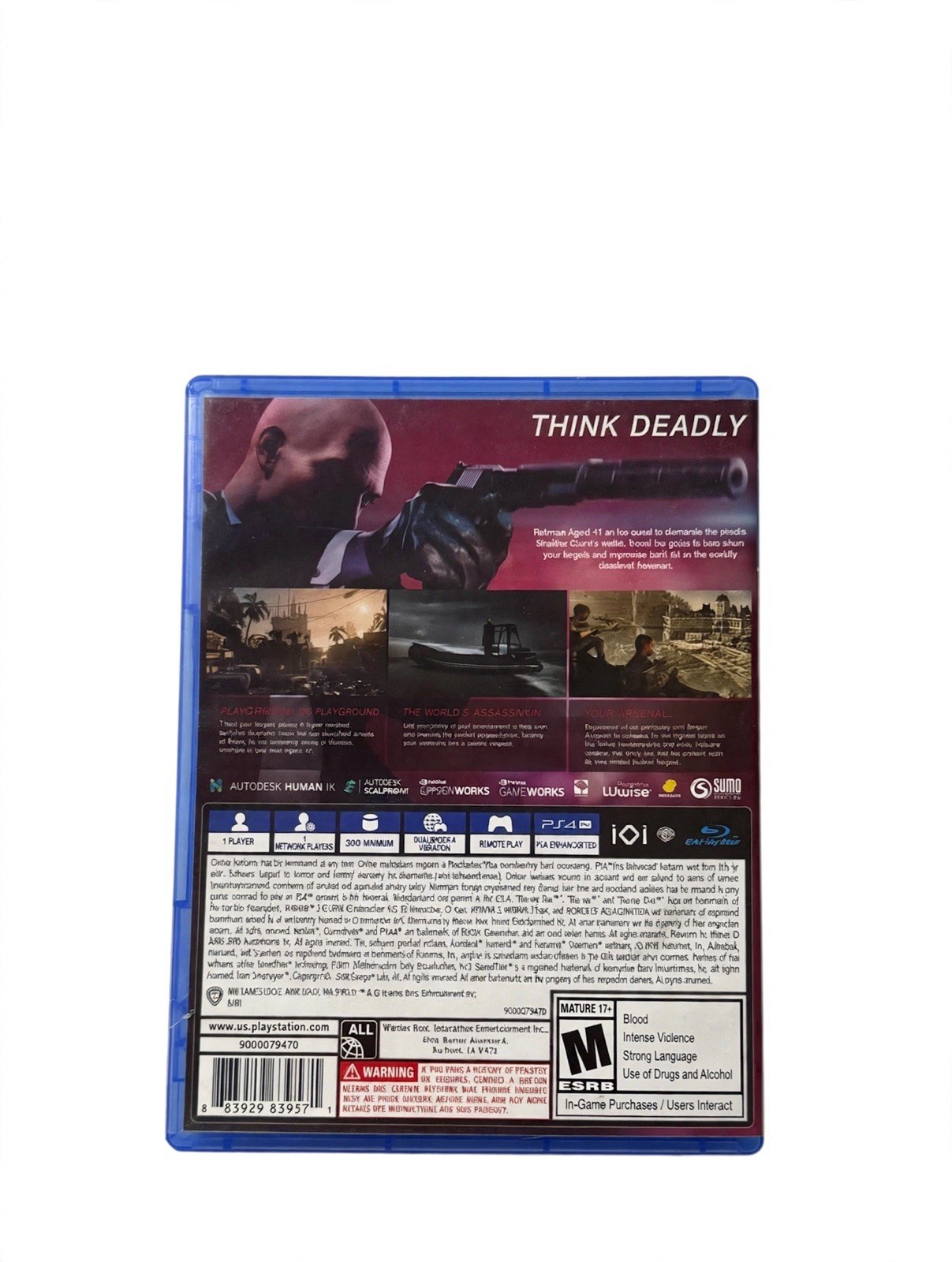 Warner Bros. Hitman 2 PS4 2018 M Stealth Action NTSC-U/C Online Play