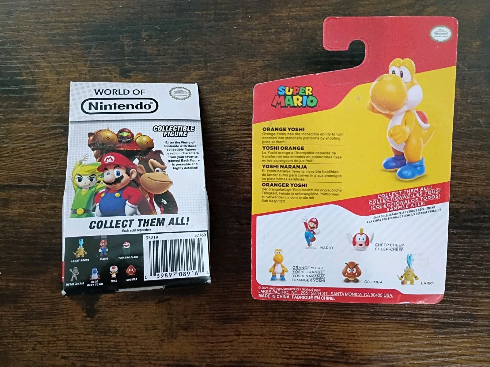 17-PK GLOWING BABY YOSHI 2.5″ Super Mario Nintendo Jakks Blue Orange Red Pink