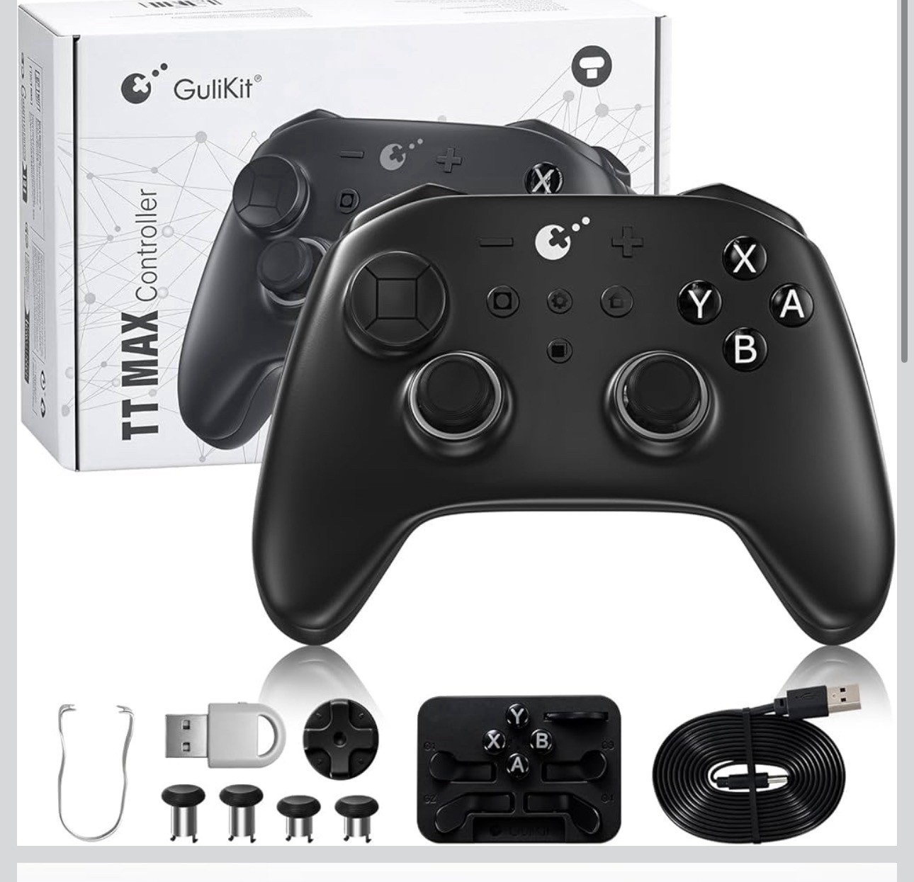 GuliKit TT MAX Bluetooth Controller For Switch 2/PC/Android/iOS Ultra Fast $82