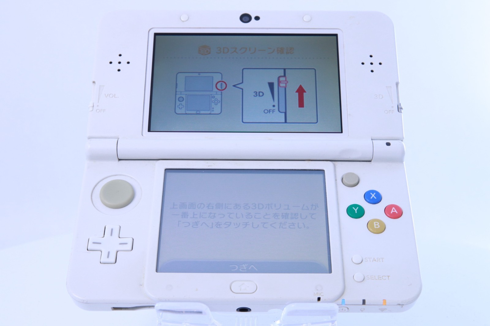 JP Game New Nintendo 3DS White [Rank : B]Region-locked