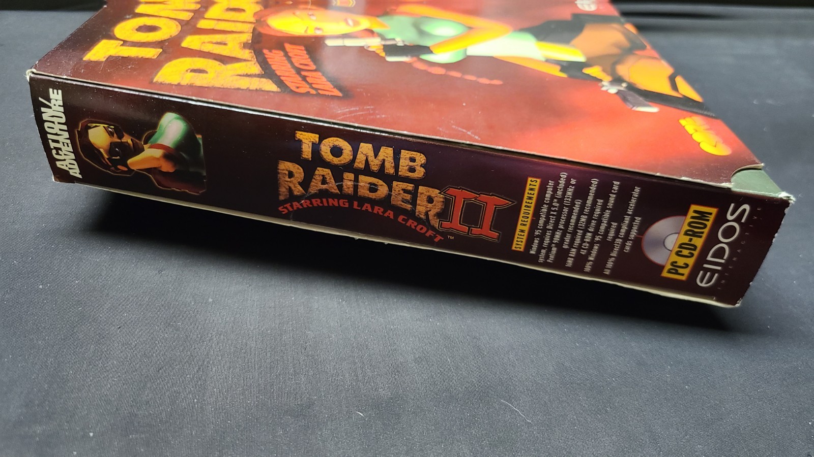 Tomb Raider II (1997) Big Trapezoid Box Vintage PC Game Eidos CD-ROM
