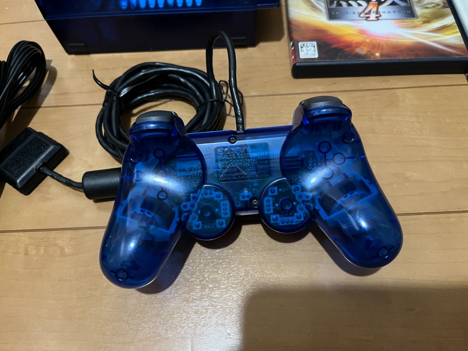 Sony PlayStation 2 PS2 Console SCPH-37000 Ocean Blue Controller Cables 5 games