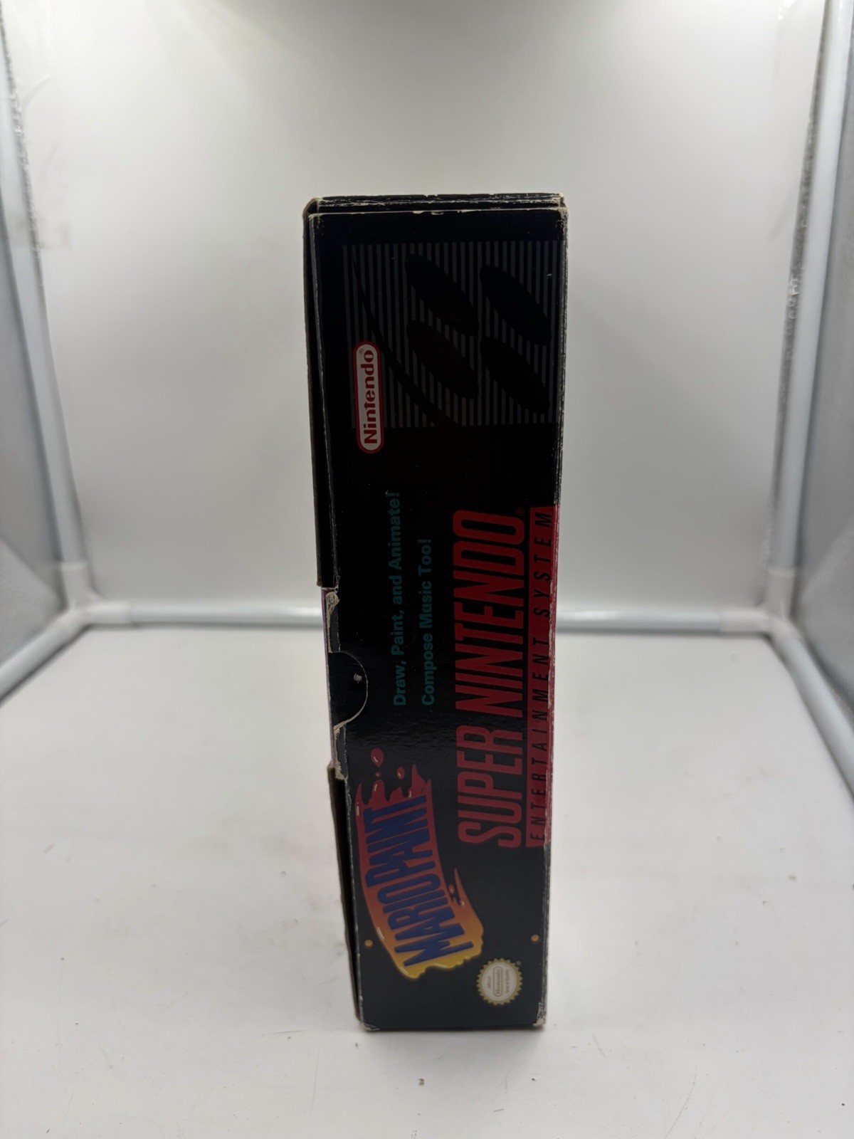 Vintage Original Authentic 1992 Super Nintendo SNES Mario Paint Box Foam Inserts