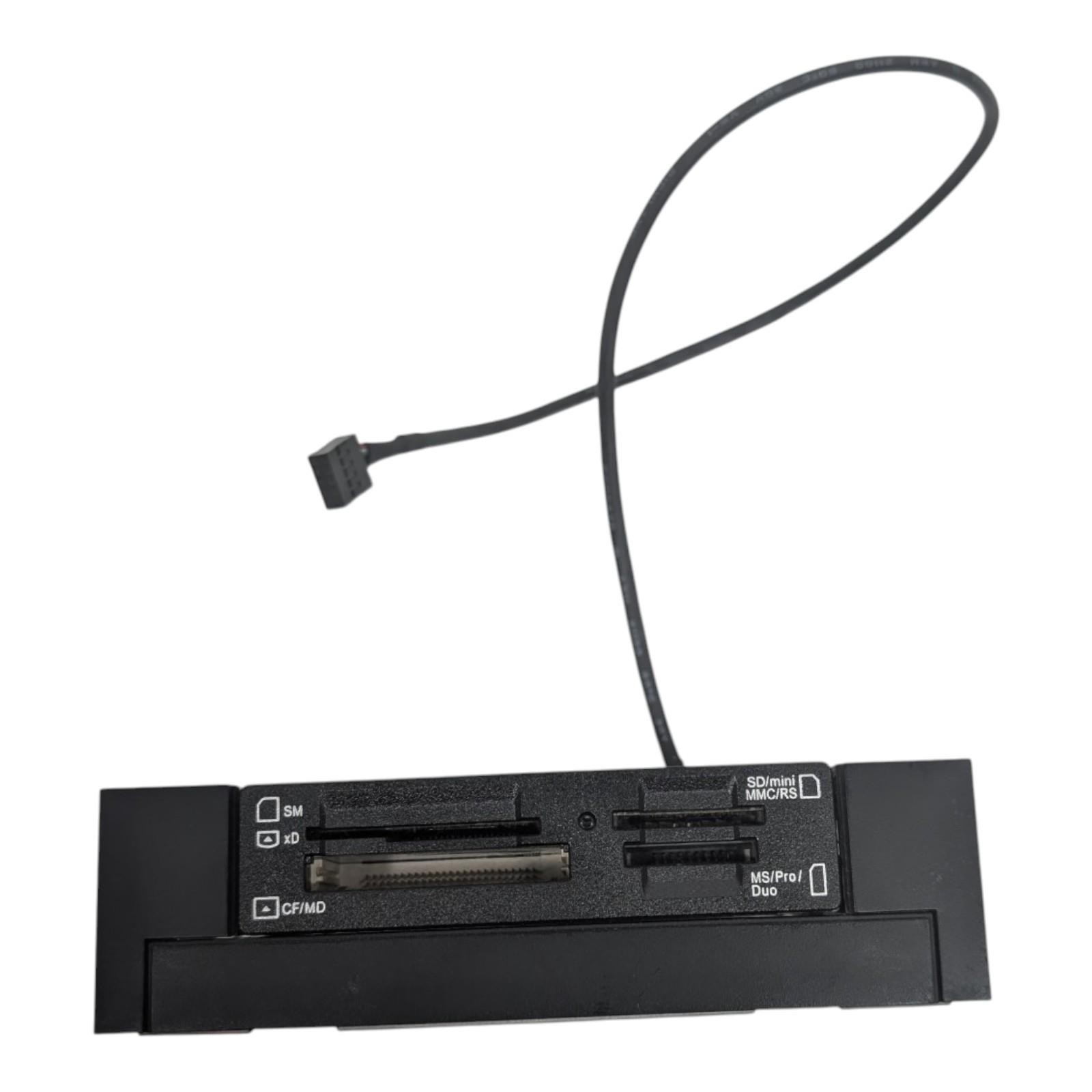 Dell 5.25″ Media Flash SD Card Reader 0FXYPG w USB cable, cage, and caddy 0NRMCG