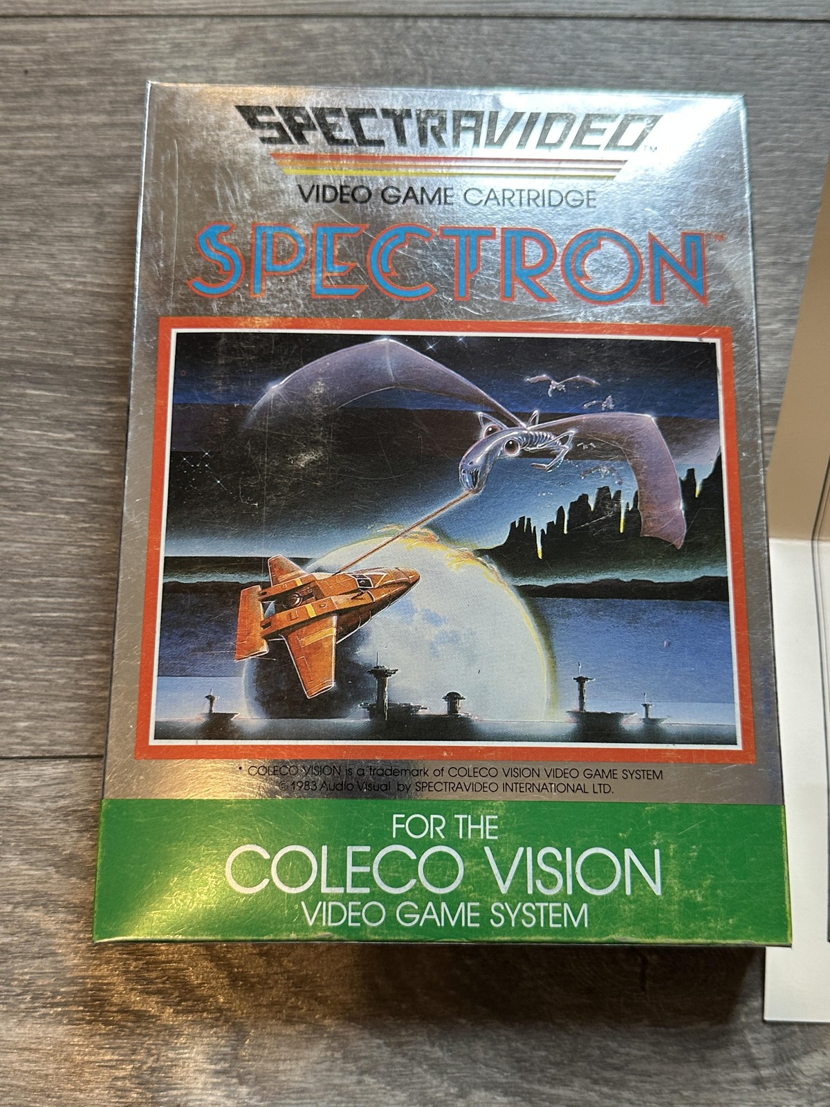 Vintage Spectron Spectravideo ColecoVision Video Game Cartridge Box Manual CIB