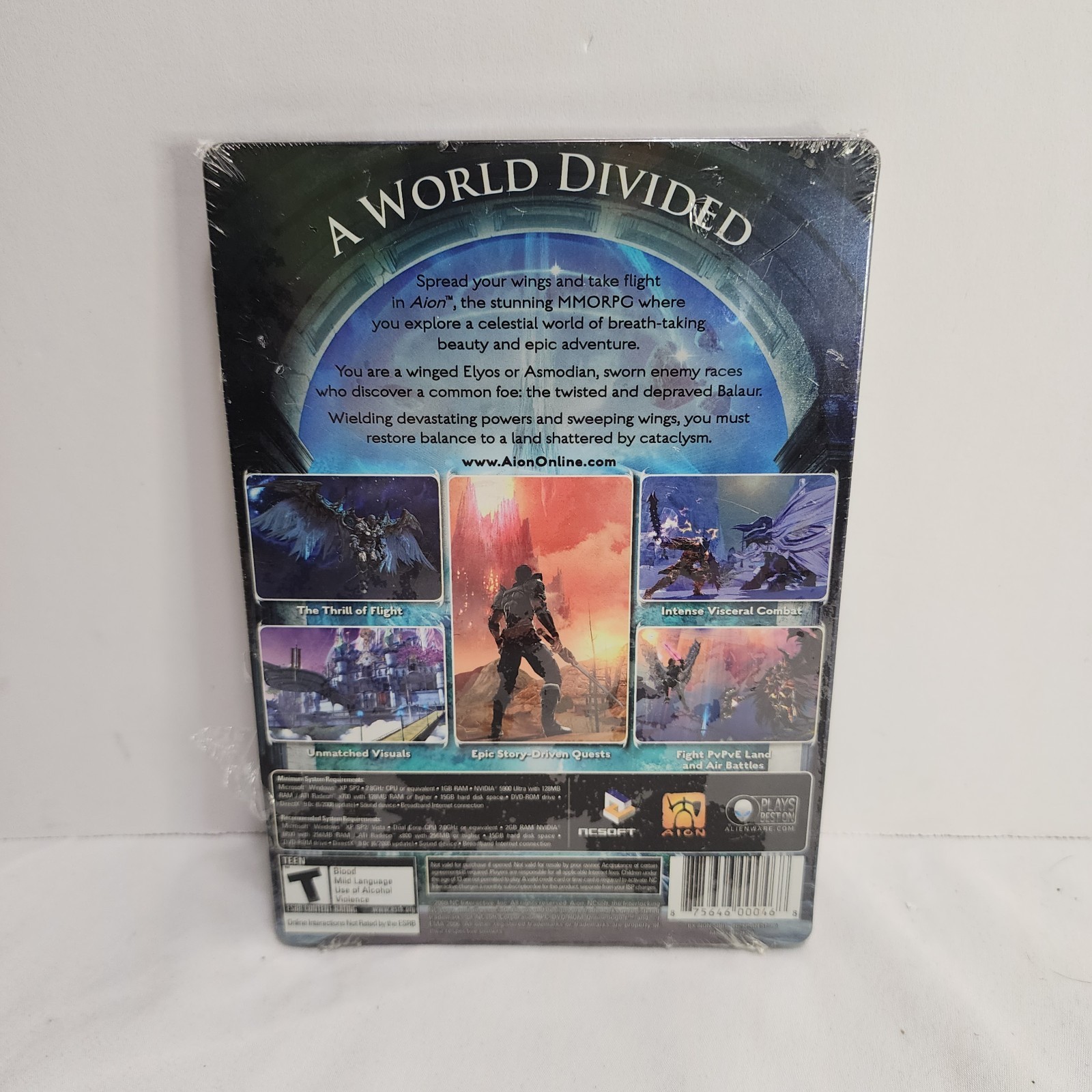 “AION” PC Game STEELBOOK EDITION – NEW AND UNOPENED!