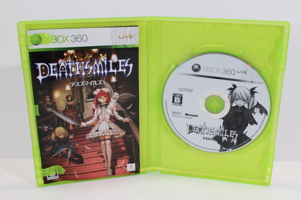 DeathSmiles Death Smiles CIB XBOX 360 Japan Import US Seller 3X46 Region Locked