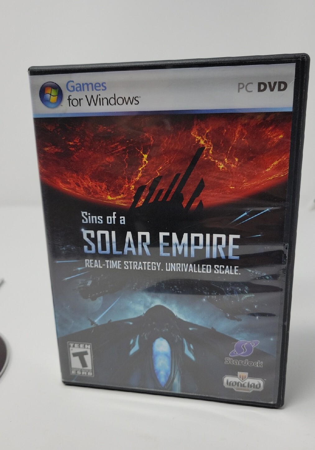 Sins of a Solar Empire w/ Manual Real Time Strategy WIN PC game Ironclad Games