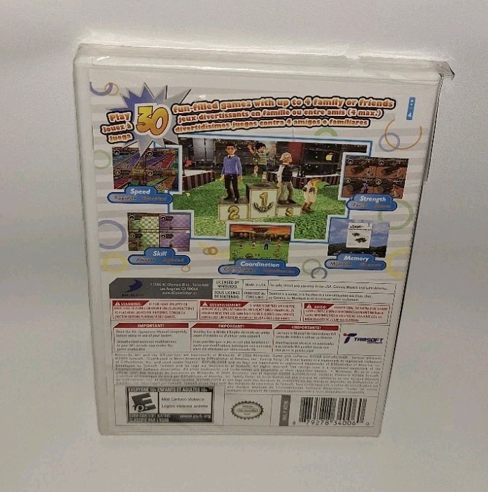 Family Party 30 Great Games Nintendo Wii 2008 Tamsoft/D3 PUBLISHER NEW W/TEAR
