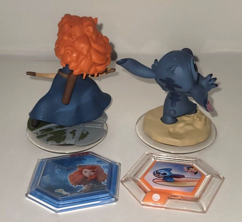 Merida and Stitch Disney Infinity 2.0 Toy Box Pack plus 2 Power Discs